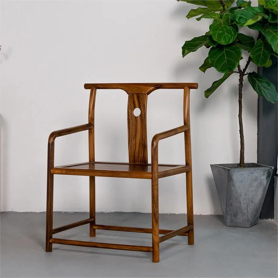 胡桃木自在主椅子 茶椅不包邮具体运费咨询客服