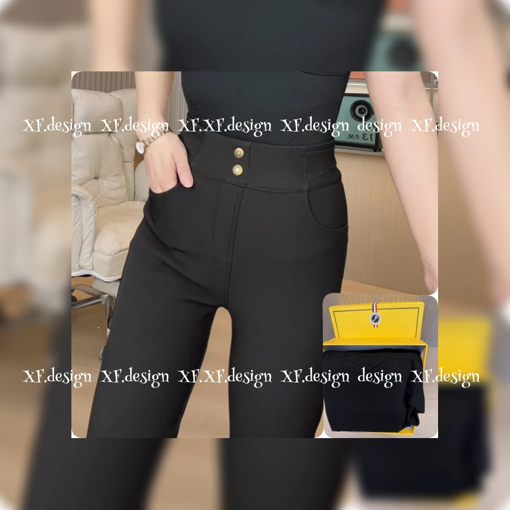 【中厚】经典百搭显瘦铅笔小黑裤   XF2005-5.0