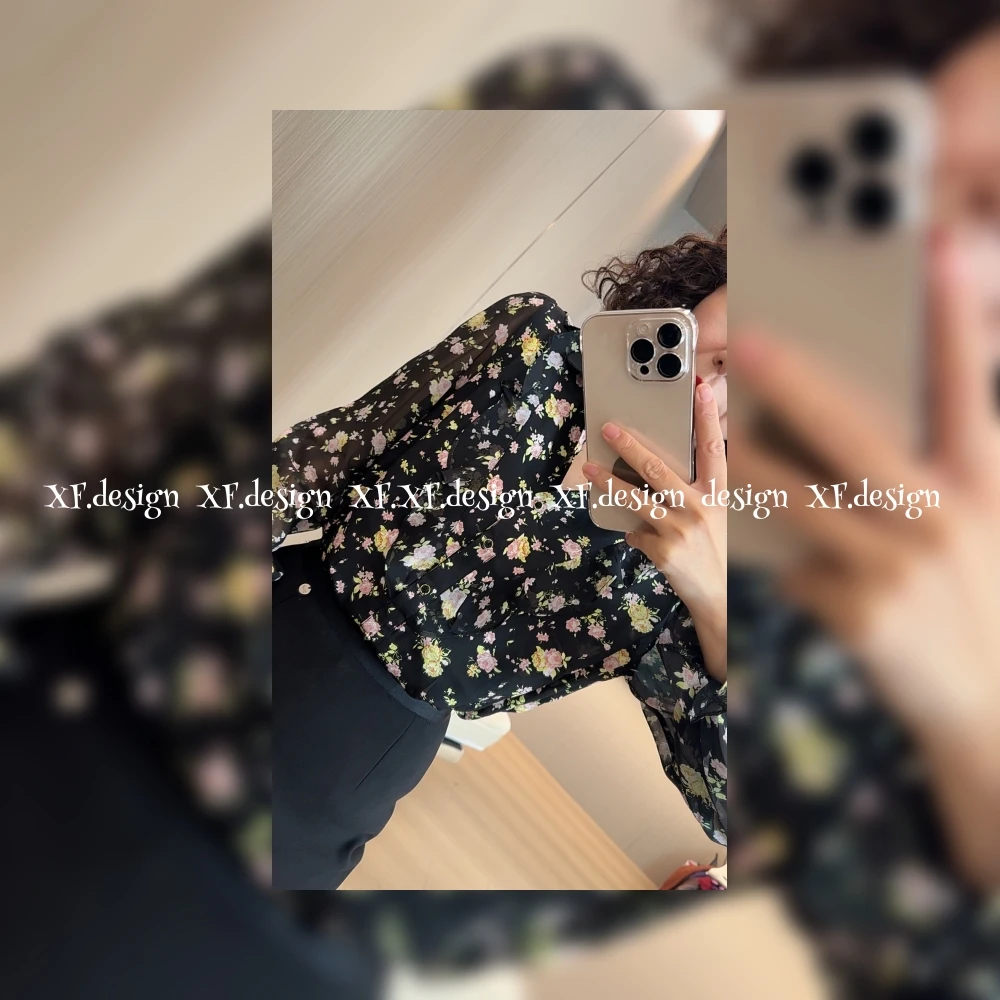 气质时尚女人味衬衣  XF6395