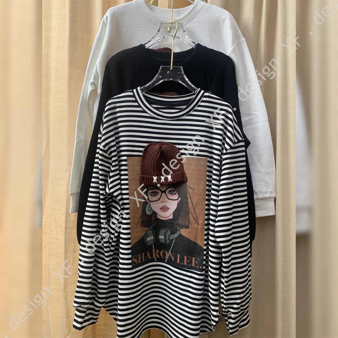 小凤心选|个性美女头磨绒上衣 XF3591