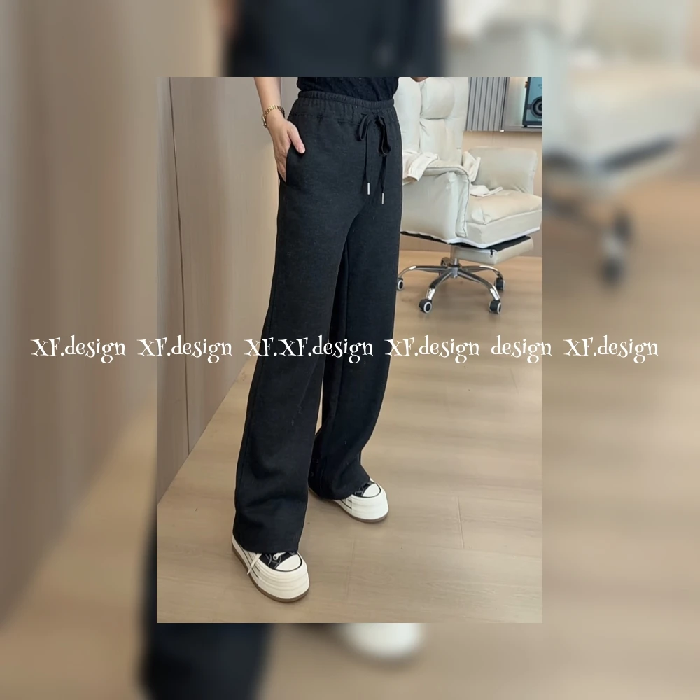 秋冬百搭显瘦阔腿裤  XF6508
