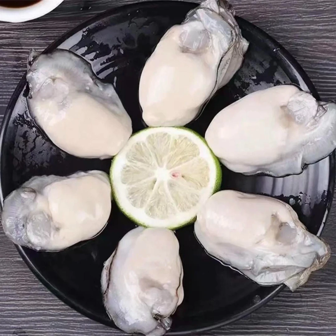1连云港发货生蚝肉每盒250g/20只左右每盒发8盒-4斤左右冷冻