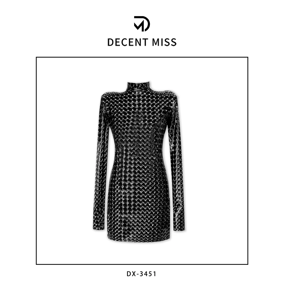 DECENT MISS轻奢经典优雅时尚连衣裙DX-3451