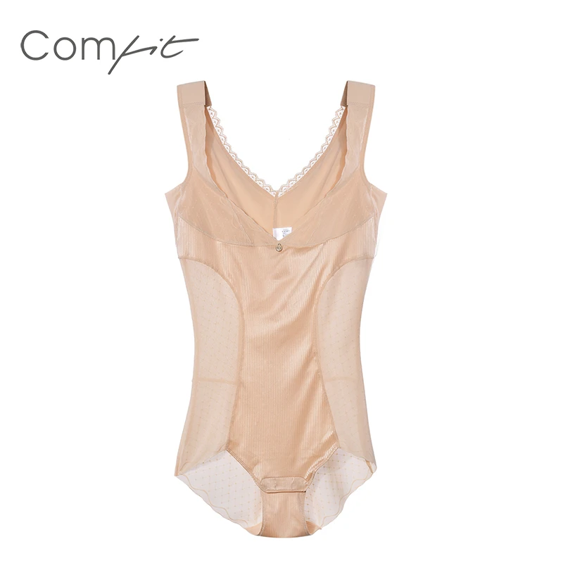 【中塑】安莉芳Comfit网纱连体塑身收腹内裤提臀收腰束身衣女CY50