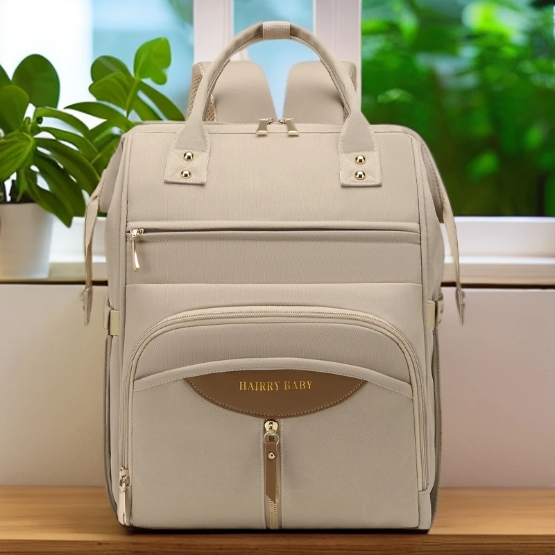 大容量妈咪包时尚母婴包便携待产包休闲双肩包多功能女包电脑包女