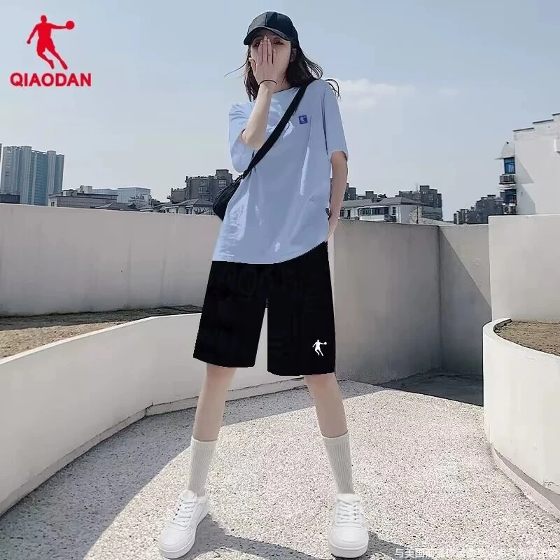 乔丹运动套装女宽松显瘦休闲慵懒风2025冬季新款短袖短裤官方旗舰