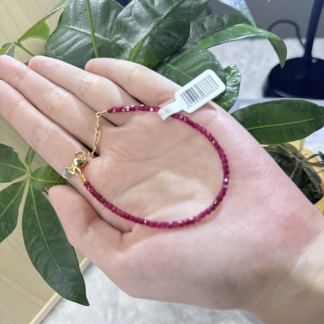 【诗颜珠宝】B轻奢高级精品方糖鸽血红红宝石手链诗颜珠宝SYZB97