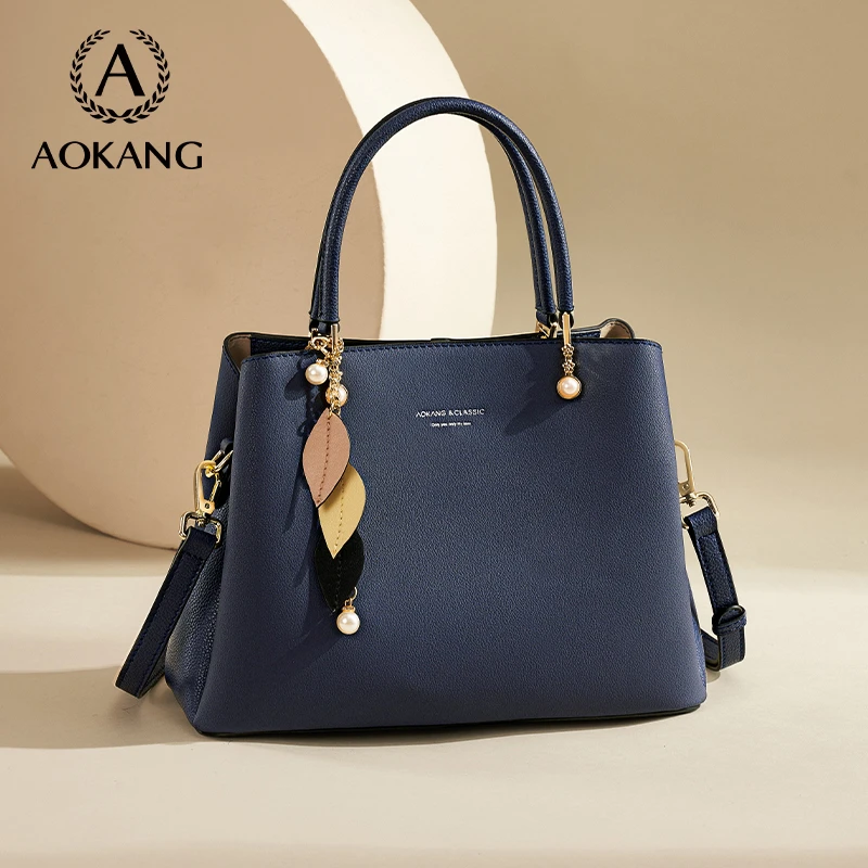 【母亲节礼物】奥康新款真皮通勤包包包女士包轻奢妈妈包-2550