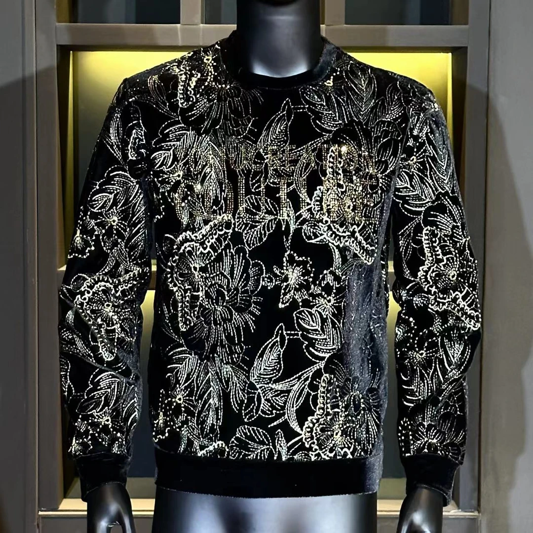 【工艺品】铁荷花金丝刺绣 .品质长袖6661