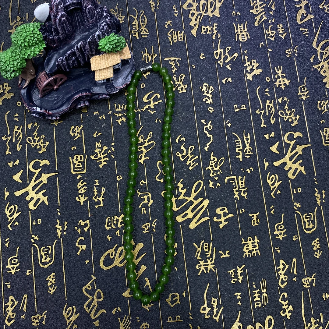 典藏珍藏和田老料款文化传承系列时尚项链DYWW547