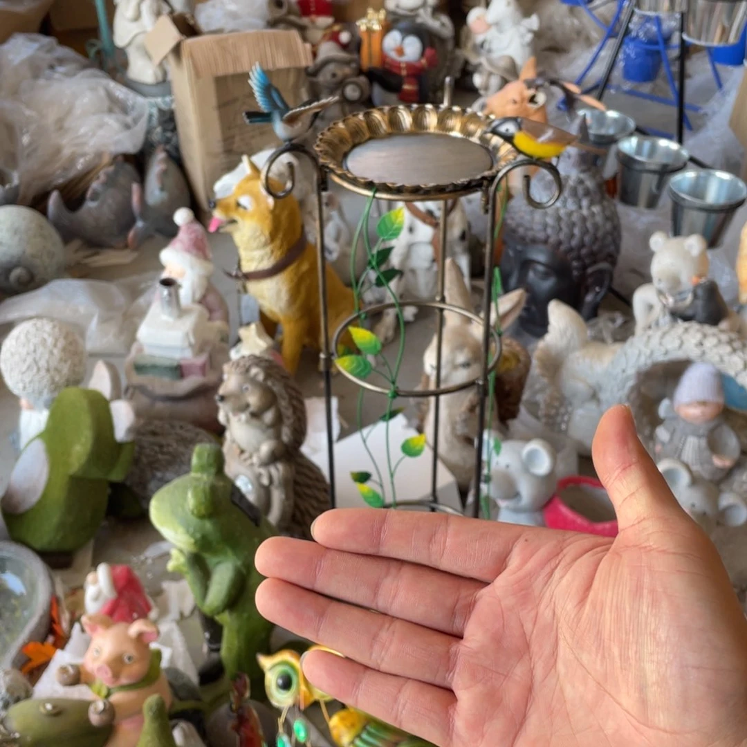 【闪购商品】铁艺小鸟爬藤架摆件