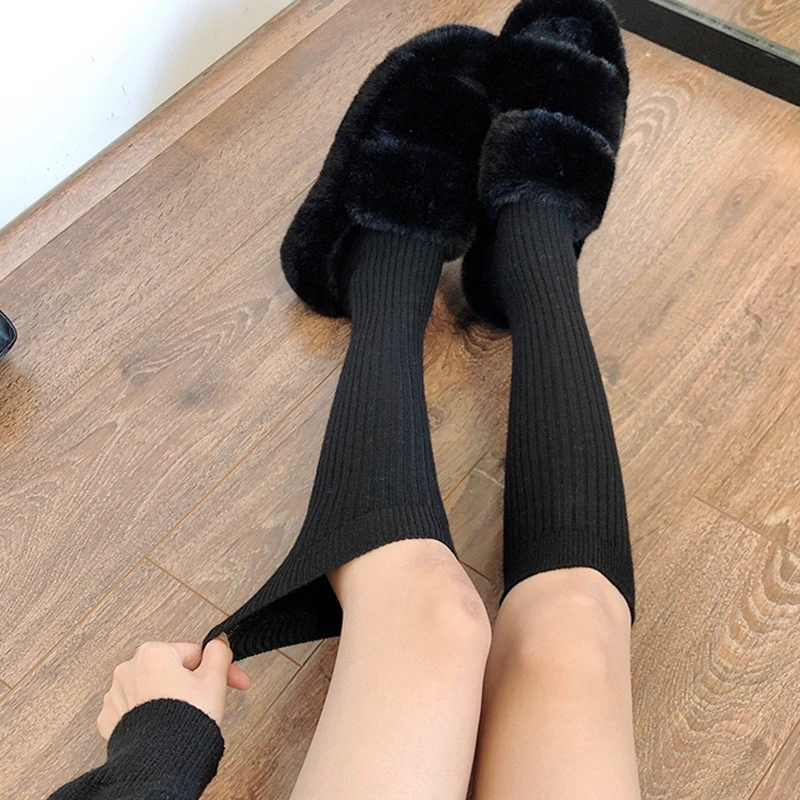 新款小腿袜子女压力袜瘦腿黑色中筒显瘦春秋季日系jk袜秋冬长筒袜