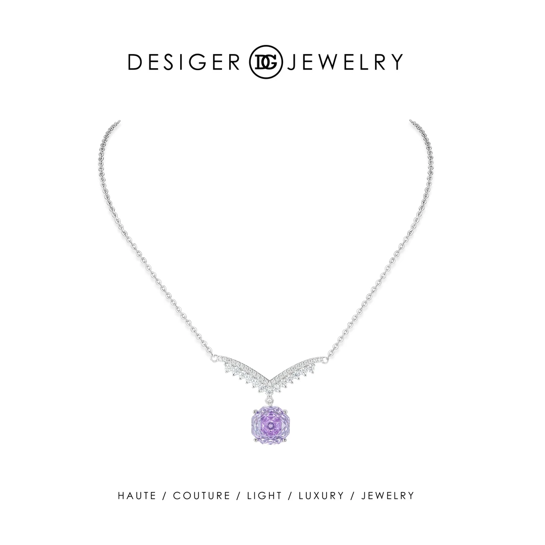 【姬色花海】Desiger轻奢设计感高级时尚项链 F3020