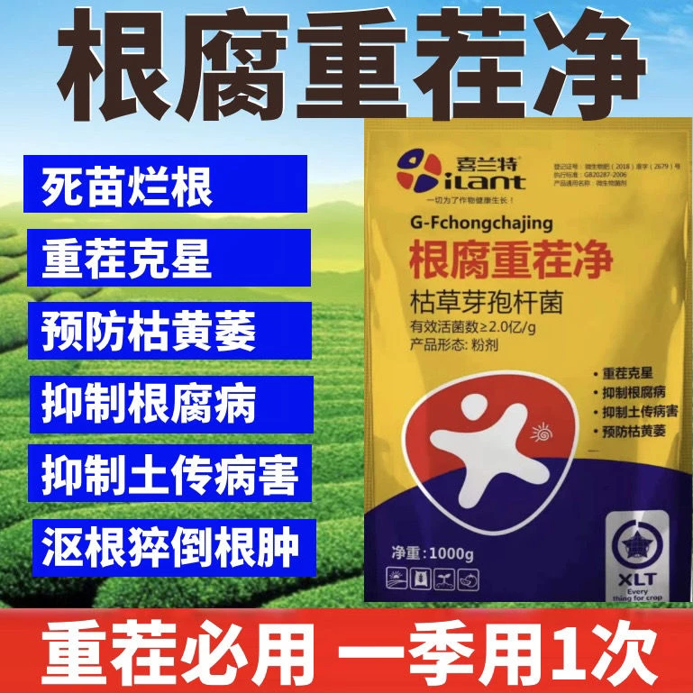 喜兰特根腐重茬净根腐病特效药土壤杀菌消毒根腐根烂枯萎1袋1千克
