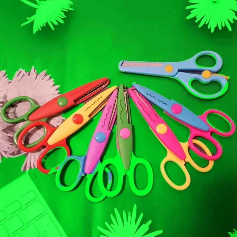 【花边剪刀】手工diy剪刀安全不伤手花纹剪纸幼儿园想象力作品相册