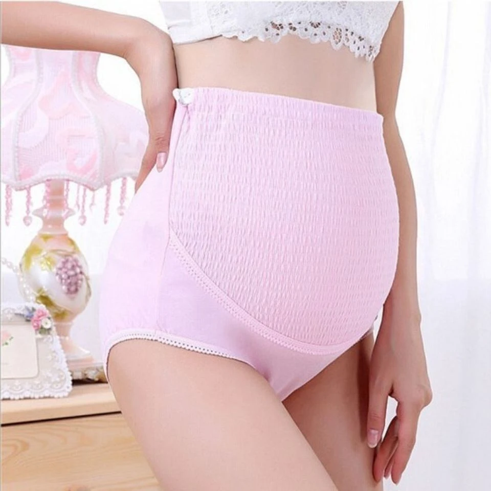 孕妇内裤怀孕期高腰托腹纯棉裆裤头孕早期晚期中期透气可调节产后