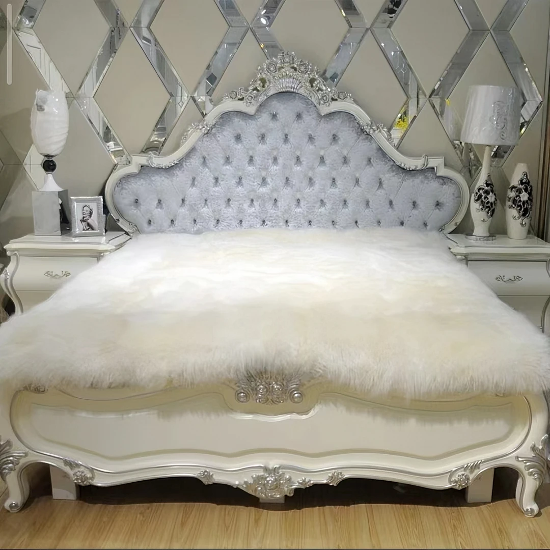 羊皮毛一体褥子双人单人家用卧室加厚学生宿舍隔寒防潮保暖舒适