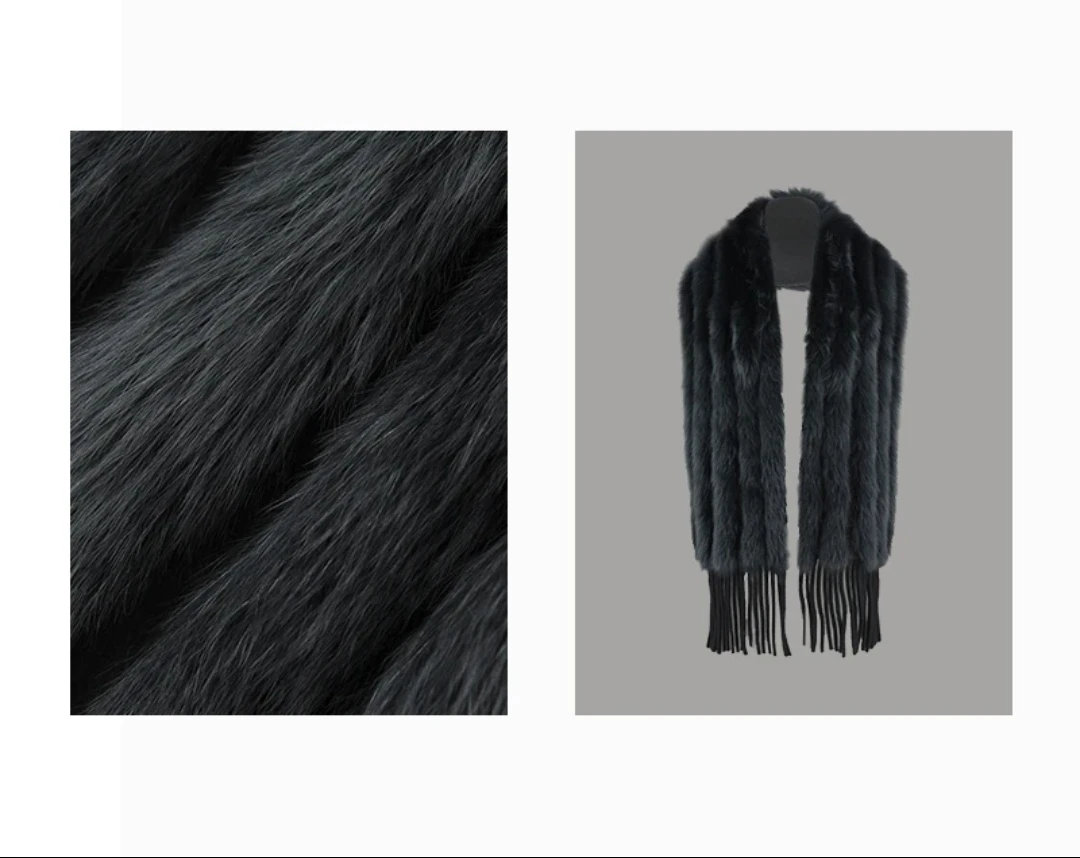 设计师贵气大牌百搭狐狸羊毛披肩