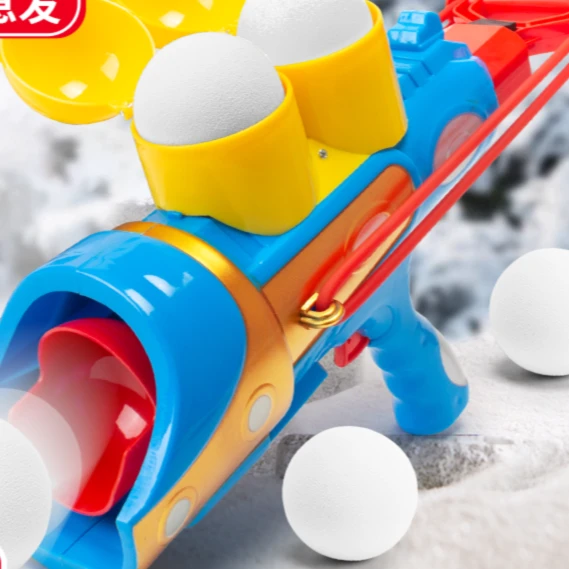 儿童雪球枪雪球夹子玩具小鸭子夹雪球神器玩雪工具打雪仗装备模具