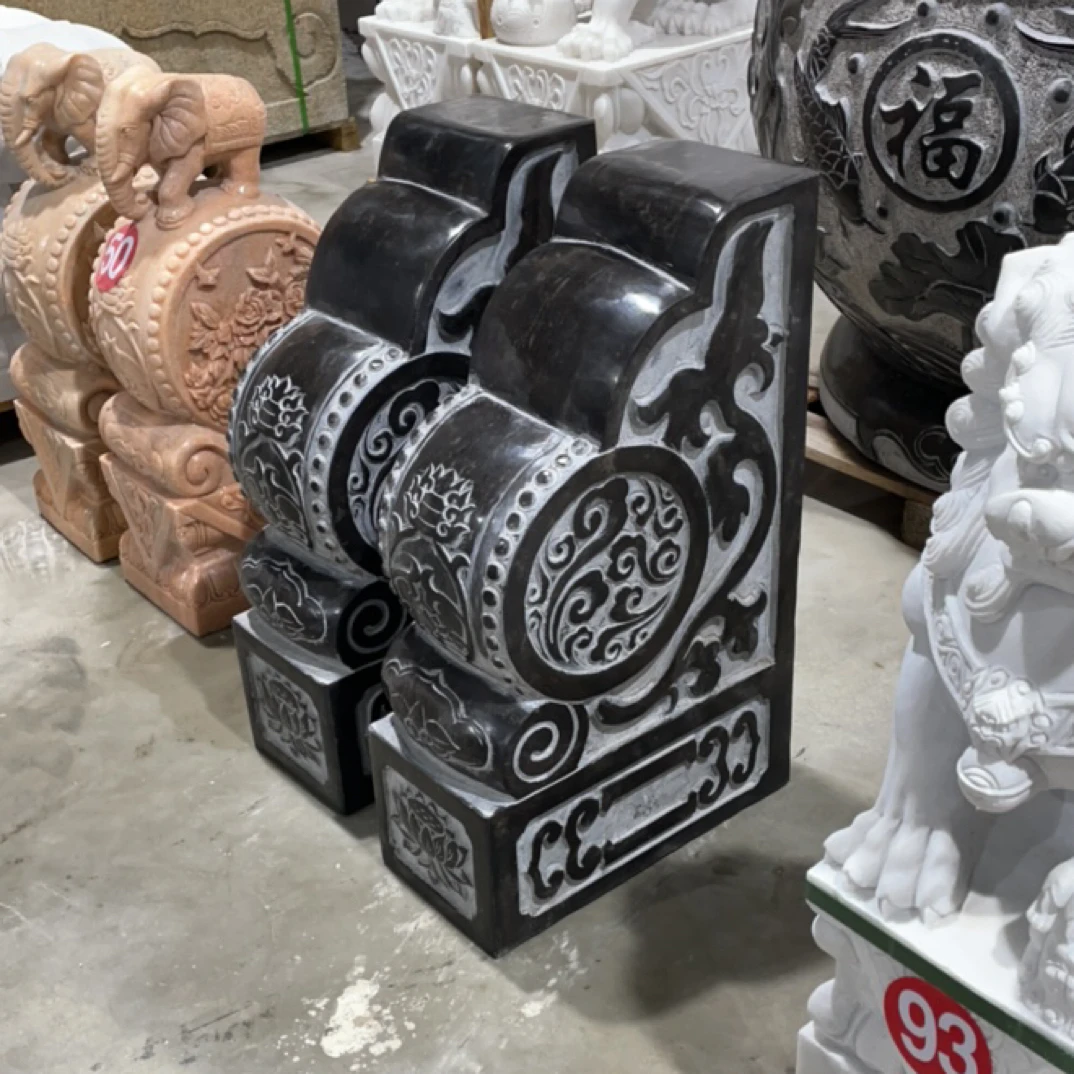 青石抱鼓石一对直播间专拍大小尺寸可选定金链接