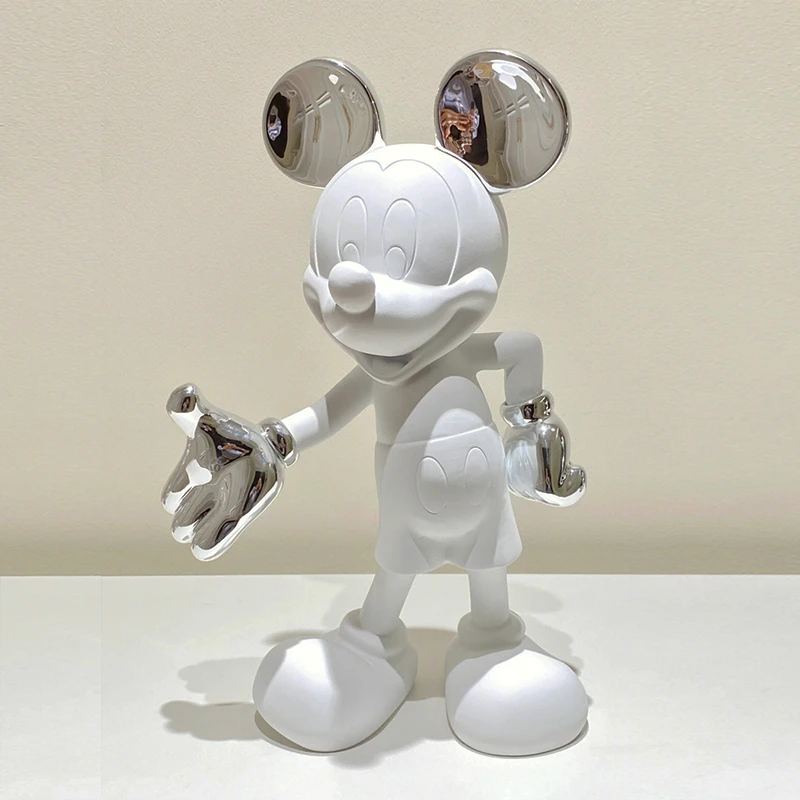 米奇家居软装装饰品酒柜搭配网红米老鼠潮玩轻奢风摆件创意高档