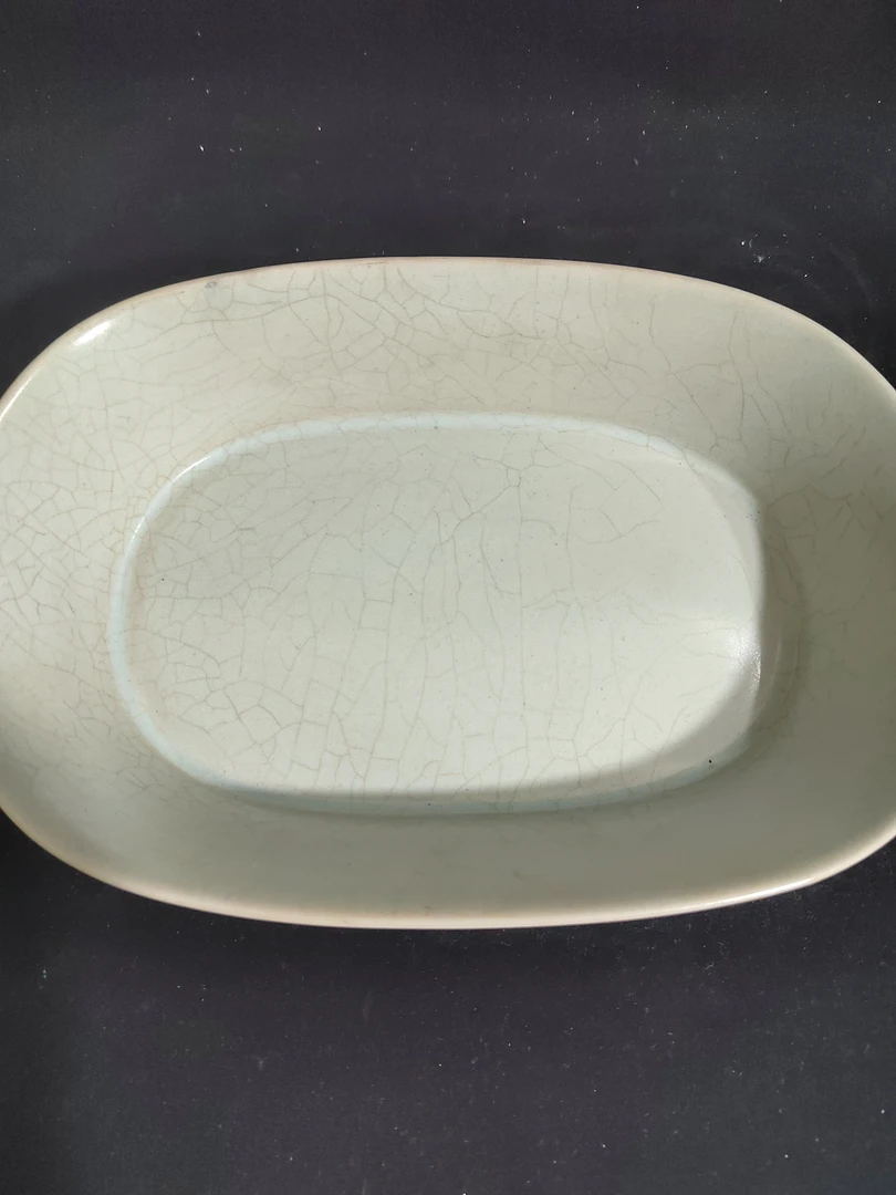 汝窑天青色水仙盆