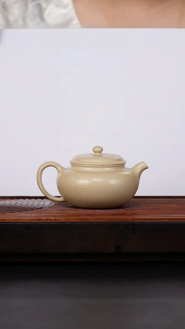 【闪购商品】紫砂茶壶 仿古壶 本绿 150cc