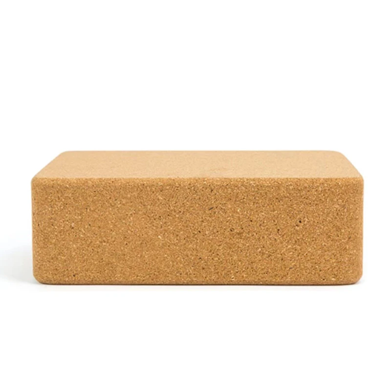 厂家直销可定制LOGO软木瑜伽砖初学成人舞蹈压腿练功砖拉腿辅具