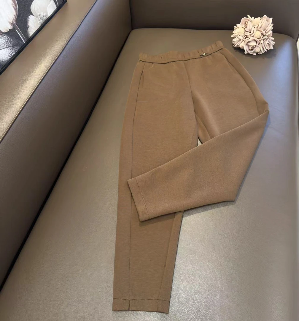 4020春季新款百搭时尚锥版九分休闲裤