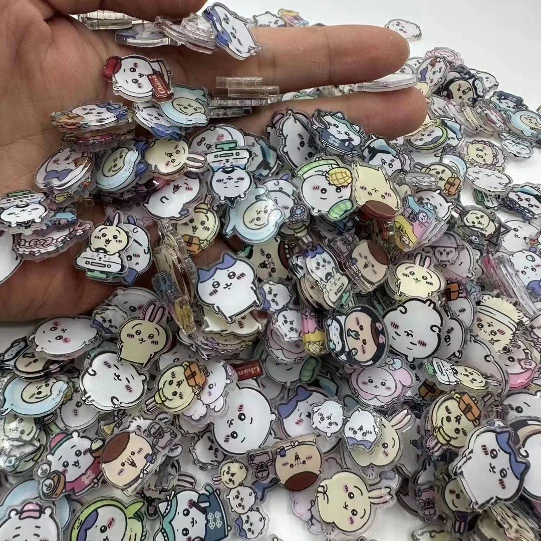 吉伊卡哇周边DIY亚克力小片片双层双透高颜值手工贴片材料小片