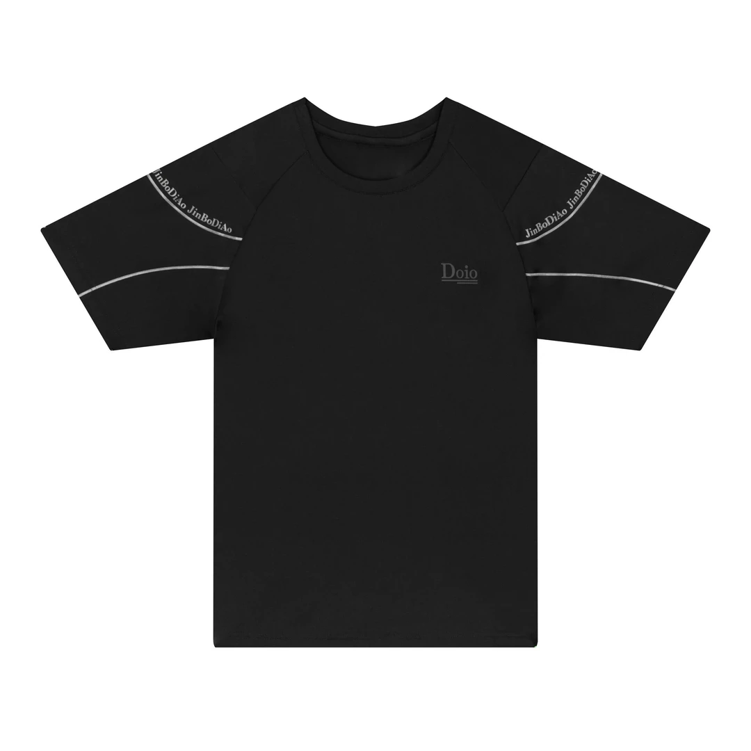 2024年男士轻奢半袖休闲百搭运动面料111