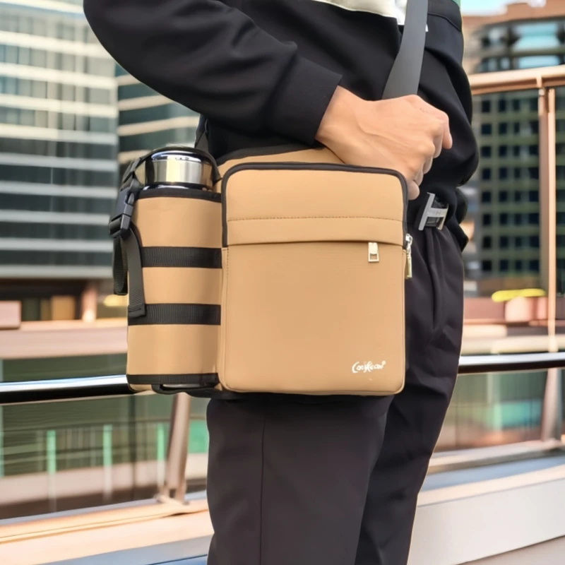 户外包单肩潮流包中老年挎包多功包旅行水壶包斜挎包便携休闲小包