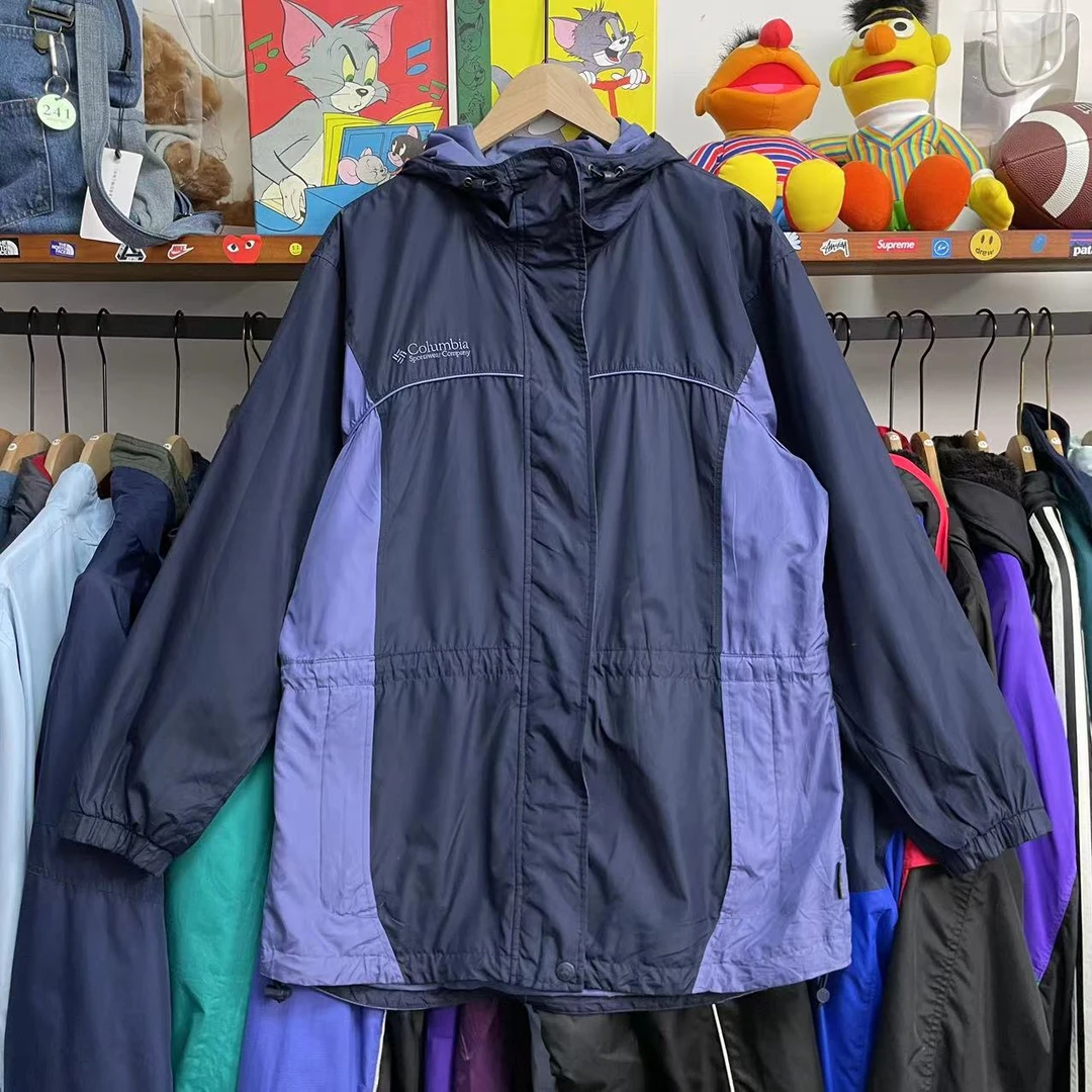 50#哥伦比亚【140-180斤 默认微瑕 90新】vintage古着冲锋衣工装