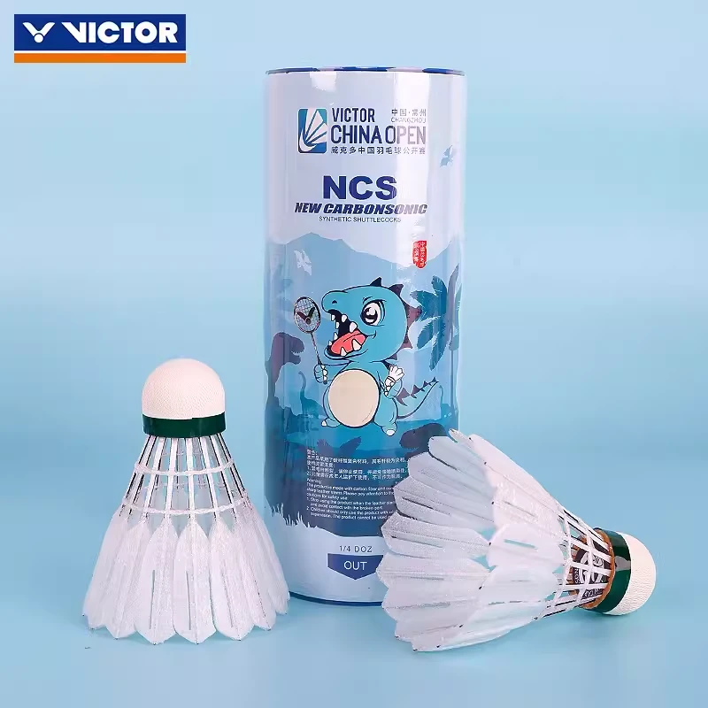 VICTOR威克多胜利2024中国公开赛羽毛球NCS-CO24碳音球3只装