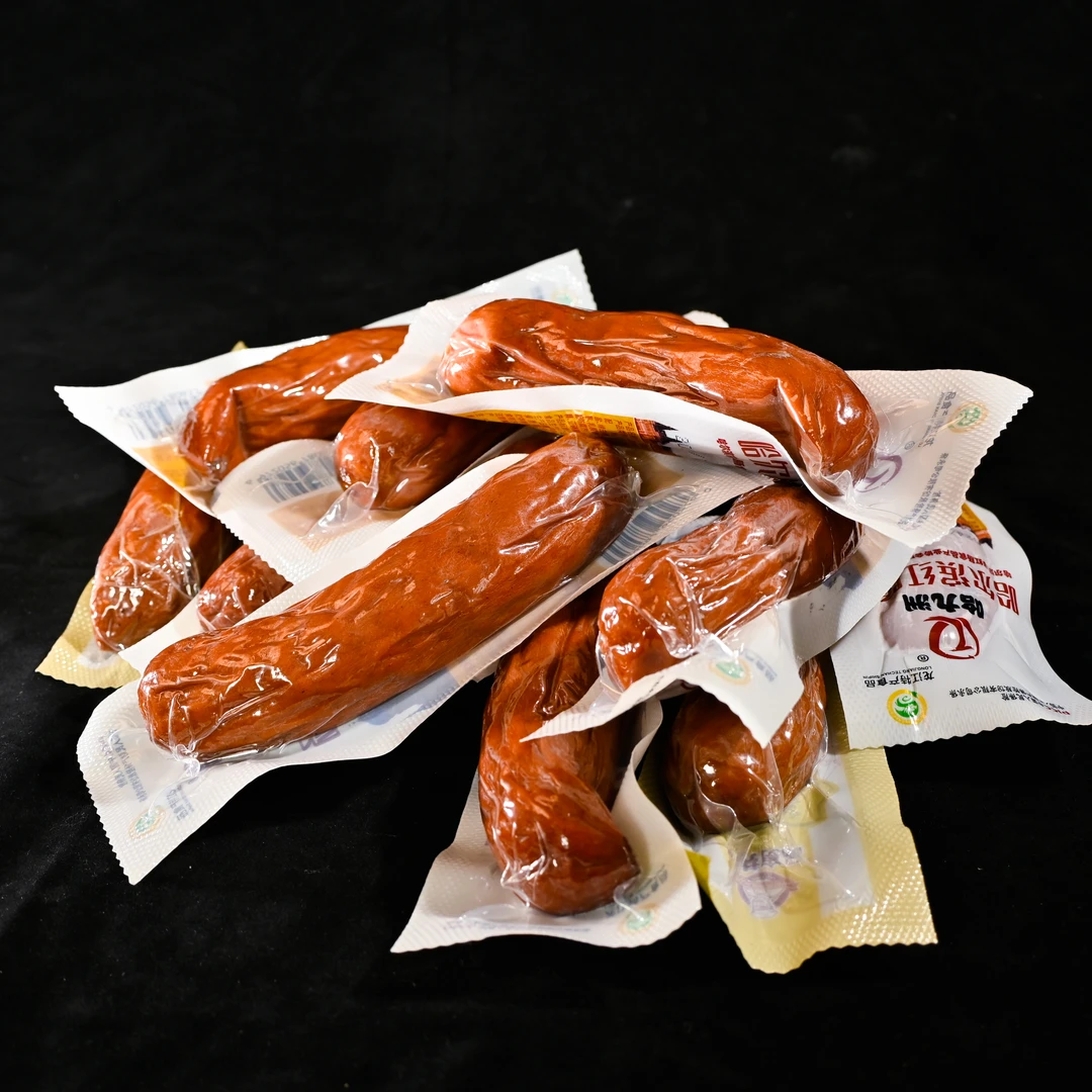 哈尔滨红肠果木熏烤东北特产开袋即食100g*15包 到手3斤红肠