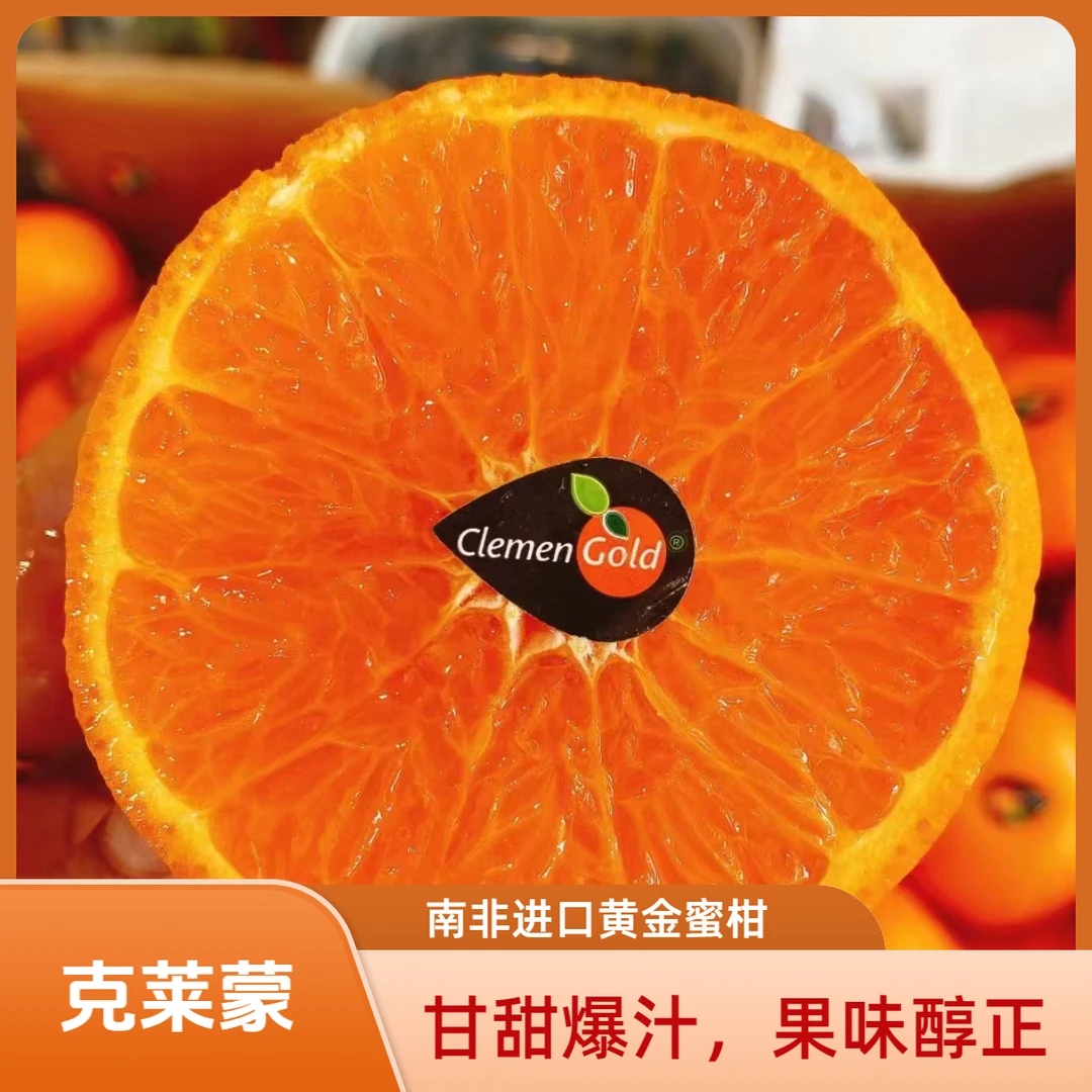 【新发地】ClemenGold克莱蒙 软皮柑 南非进口黄金蜜柑自然甜蜜包邮