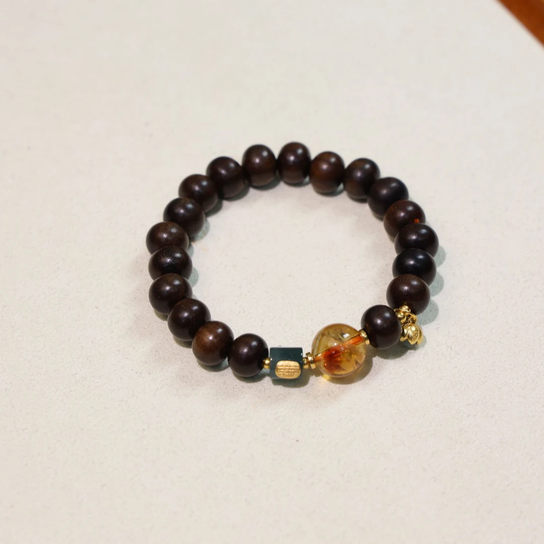 原创黄塔晶手串J299【多样性发一】