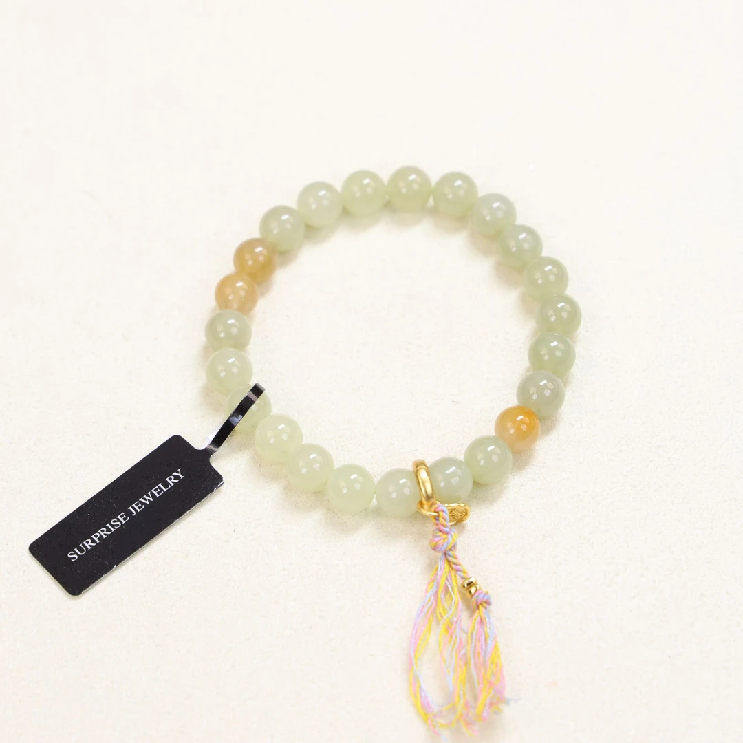 原创和田玉手串J50【多样性发一】