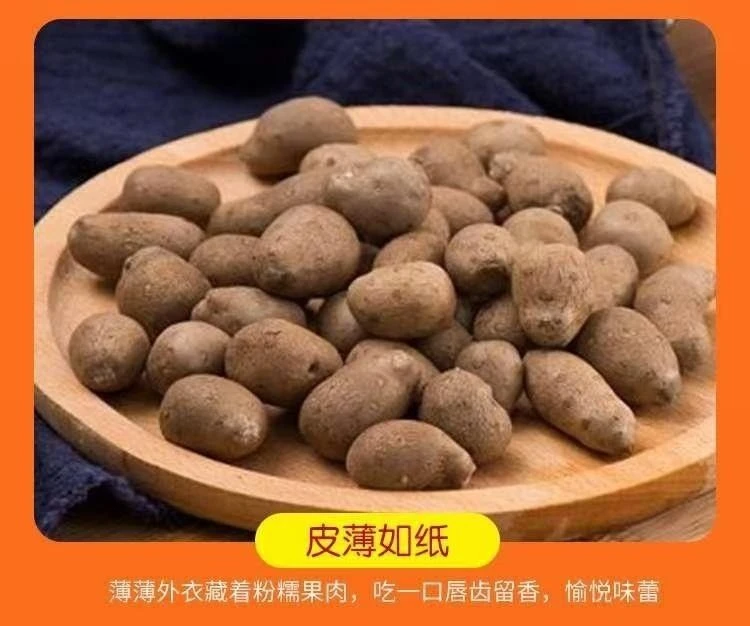 新鲜山药豆中果小白嘴山药豆软糯香甜