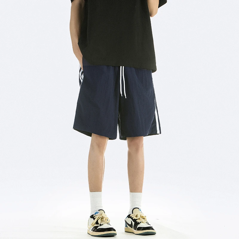 夏季新款运动休闲男士时尚简约潮流直筒高街宽松百搭短裤 90179