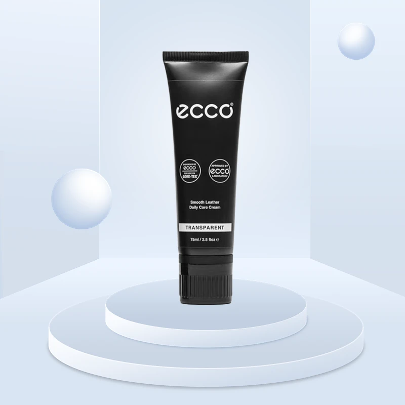 Ecco/爱步【护理品系列】光面皮鞋油护理 黑色透明无色鞋乳90333