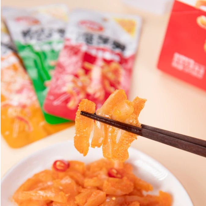 【加量30%】卫龙魔芋爽素毛肚香辣麻辣魔芋丝网红零食小吃素肉辣条