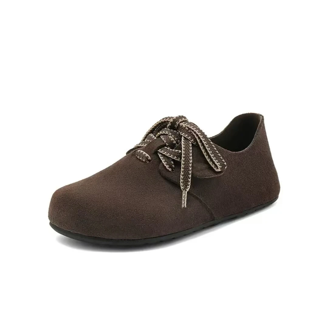 休闲百搭软木鞋复古平底全包勃肯鞋鞋5083