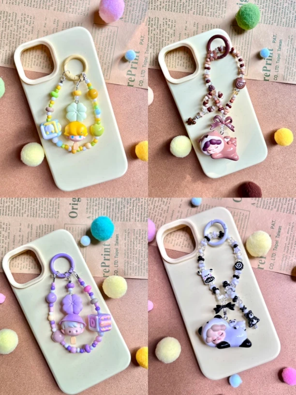 【原创】正品萌粒手机链（手作默认微瑕）