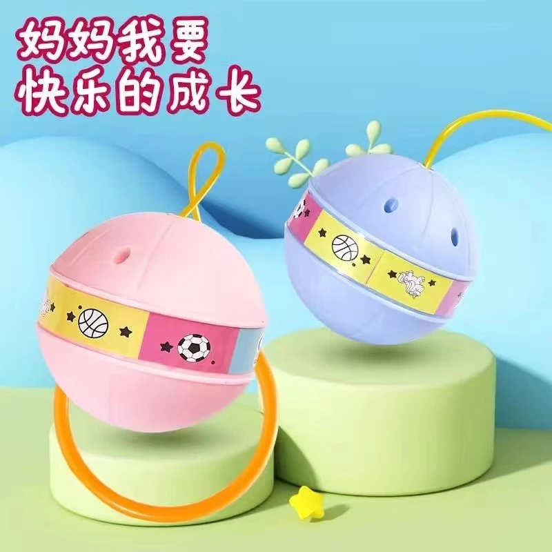 儿童发光跳跳球蹦蹦球脚环甩脚球小孩成人平衡感训练运动玩具
