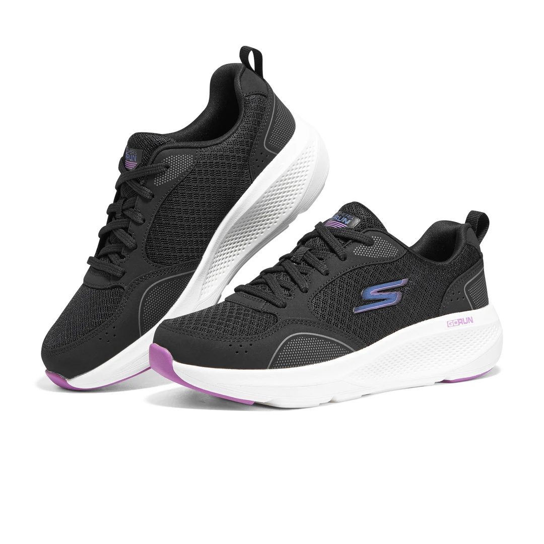 Skechers斯凯奇女士专业跑步鞋2023新款厚底缓震透气运动鞋128333