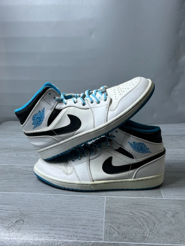 44码 9新/air jordan1激光蓝/板鞋 公价1189 瑕疵折痕处裂纹