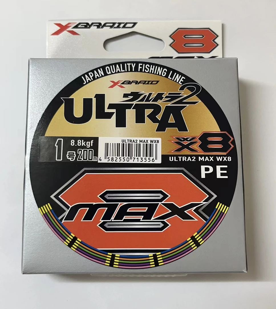 鱼线 品牌YGK 8编5彩PE鱼线200M