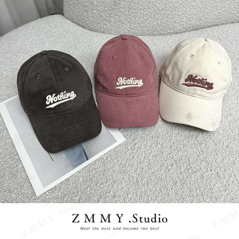 【ZMMY严选私服】四季款字母刺绣棒球帽子