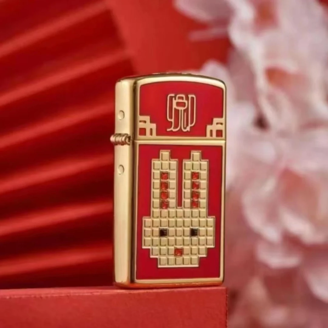 ZIPPO打火机 兔年限量款 金兔夺魁 礼盒装 防风 DY9920CY